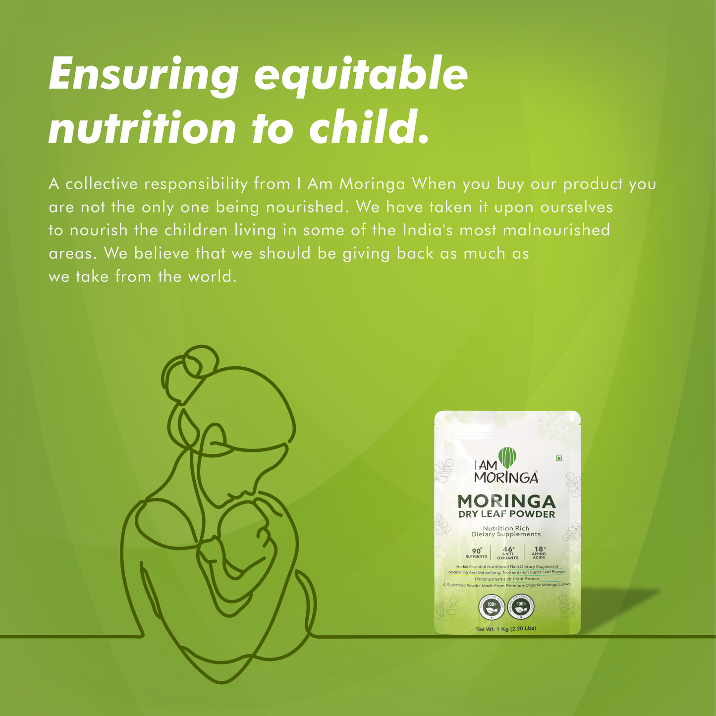 Moringa Leaf Powder 1 Kg