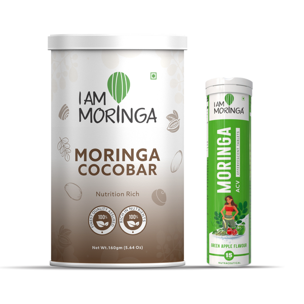 Moringa Cocobar 160gm + Moringa Effervescent Tablet
