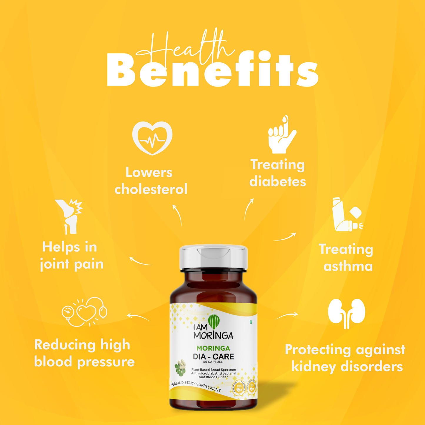 Moringa Dia Care 60 Capsules