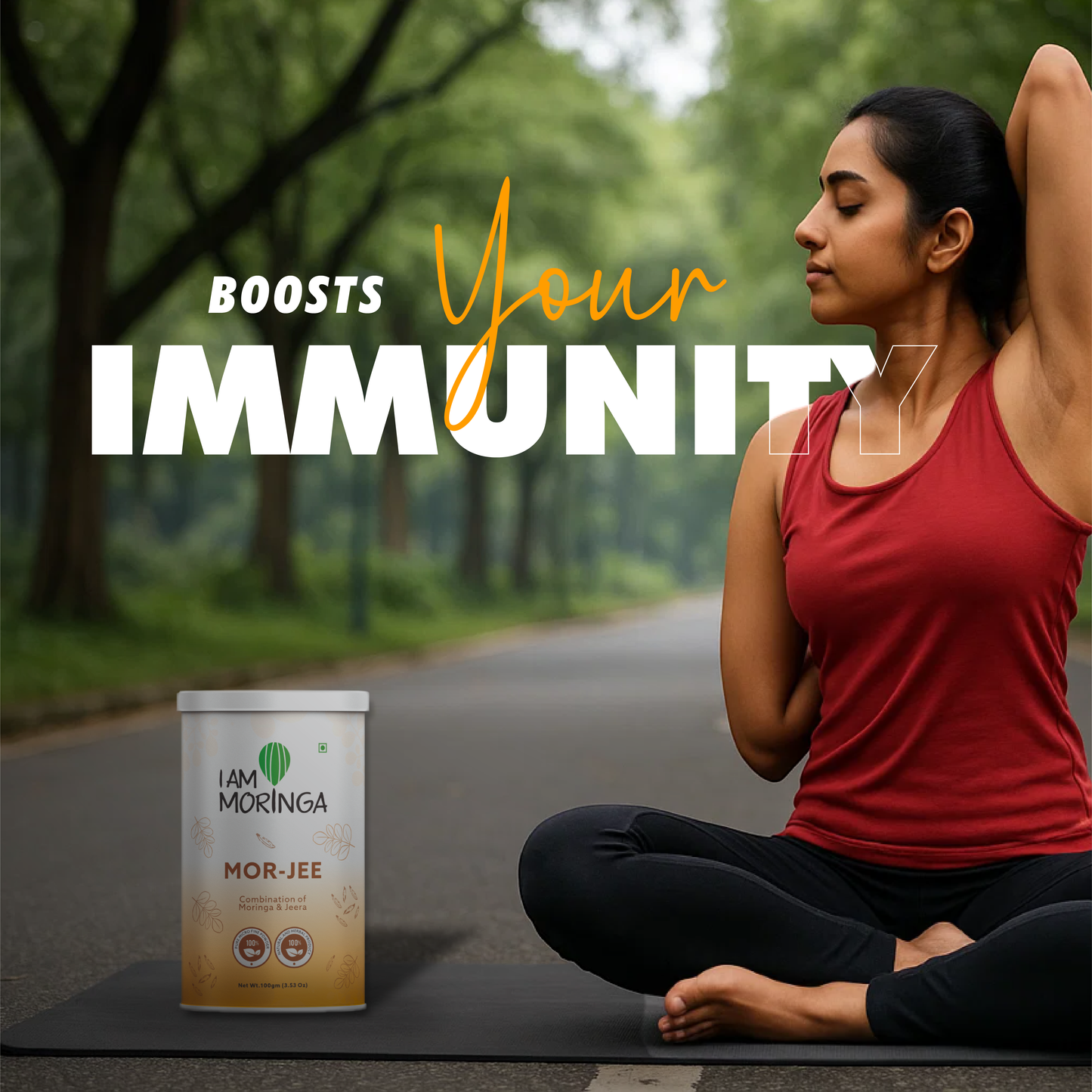 Mor-Jee 100 gm (Moringa + Jeera)