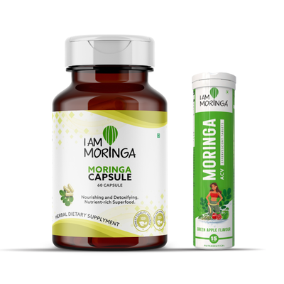 Moringa Capsule 60 nos + Moringa Effervescent Tablet