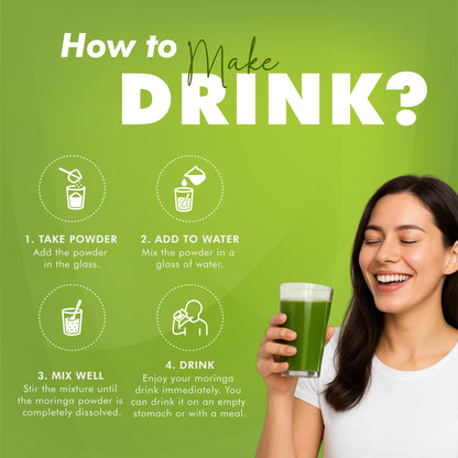 Moringa Leaf Powder 100gm + Moringa Effervescent Tablet