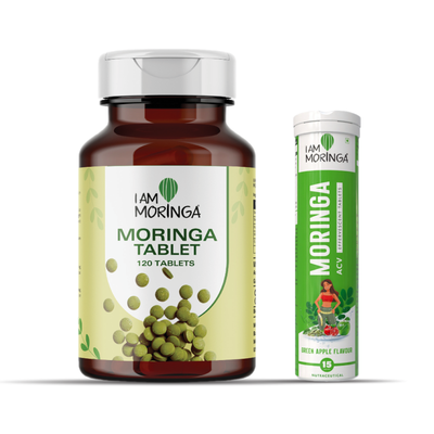 Moringa Tablet 120 nos + Moringa Effervescent Tablet