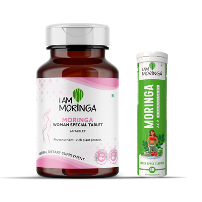 Moringa Women Special 60 Tablet +  Moringa Effervescent Tablet