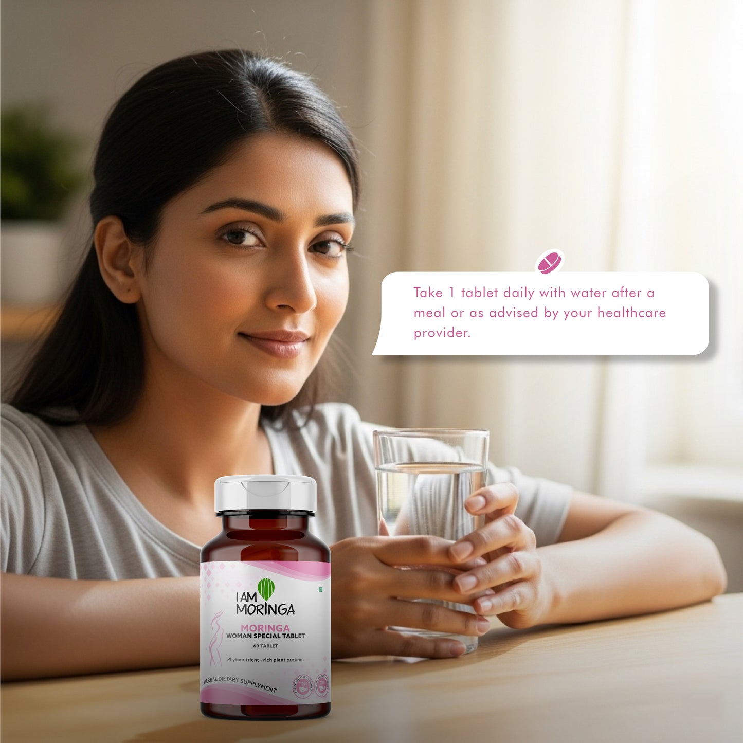 Moringa Women Special 60 Tablet +  Moringa Effervescent Tablet