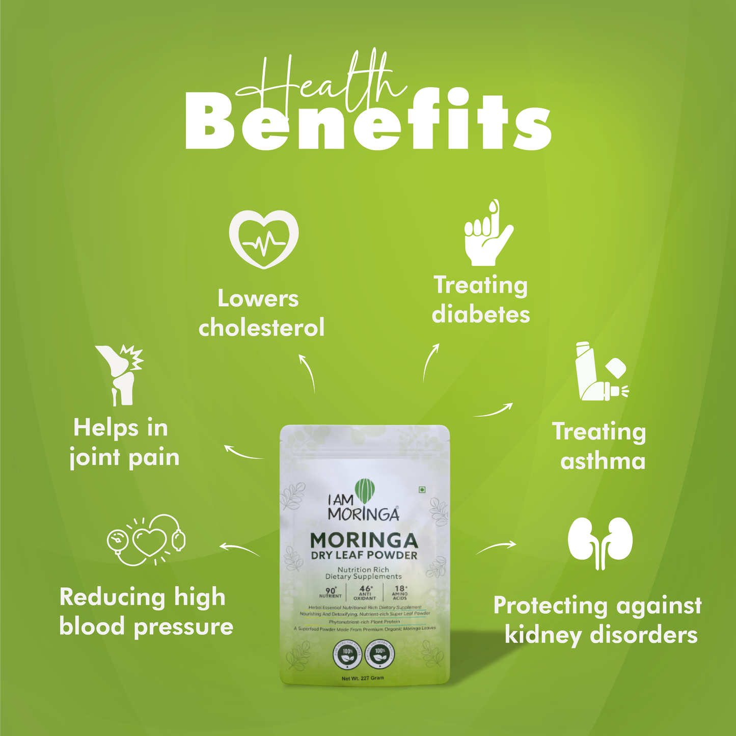 Moringa Leaf Powder 227 Gram