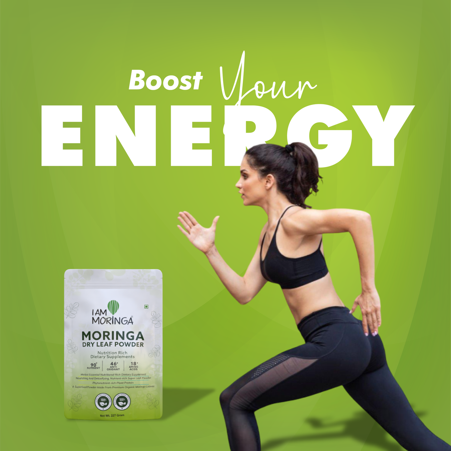 Moringa Leaf Powder 227 Gram