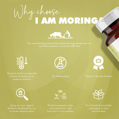 Moringa Leaf Powder 227 Gram + Unacoated + Moringa Effervescent Tablet