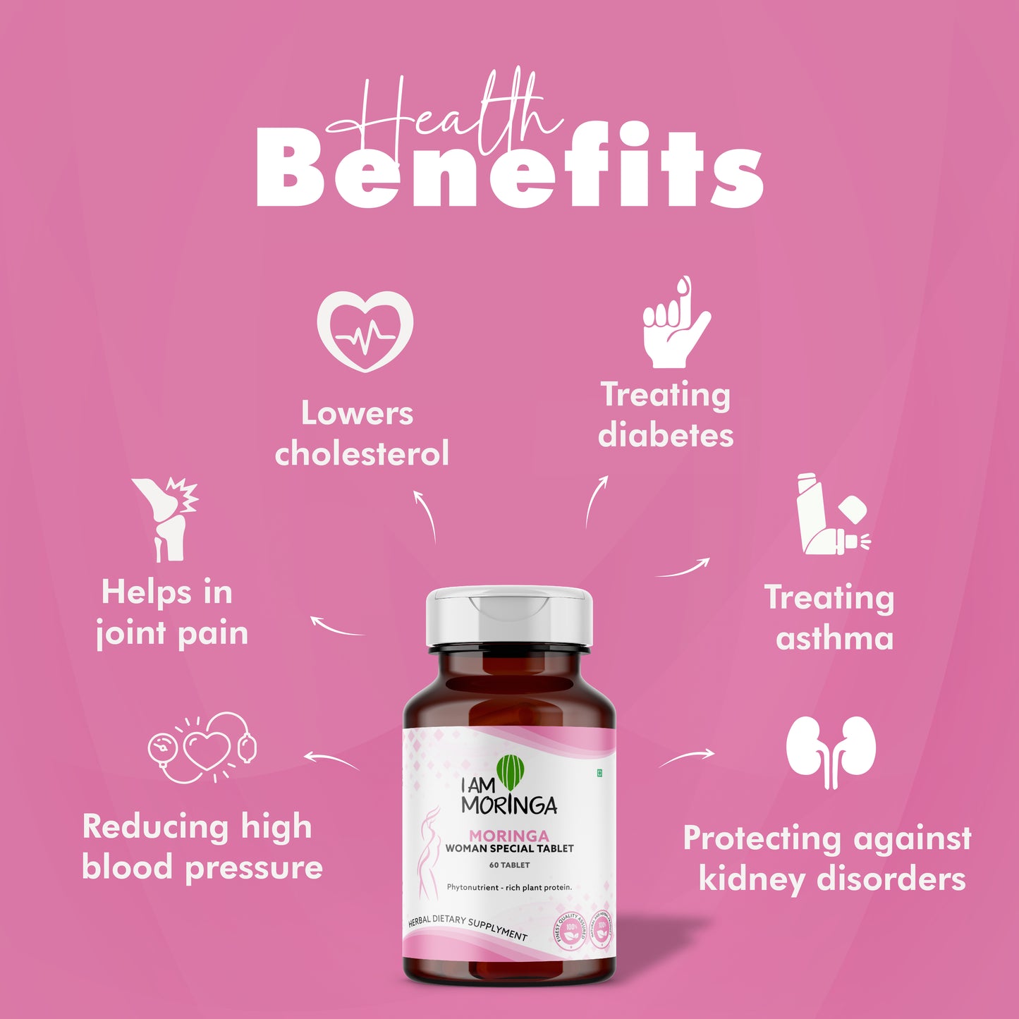 Moringa Women Special 60 Tablet +  Moringa Effervescent Tablet