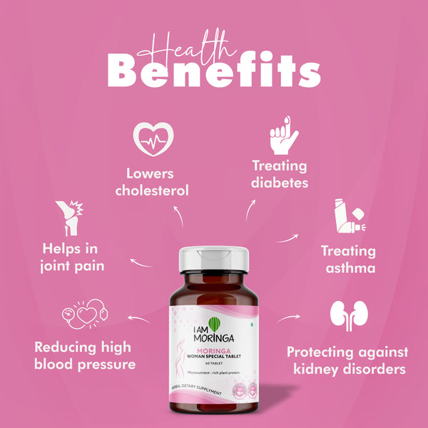 Moringa Women Special 60 Tablet +  Moringa Effervescent Tablet