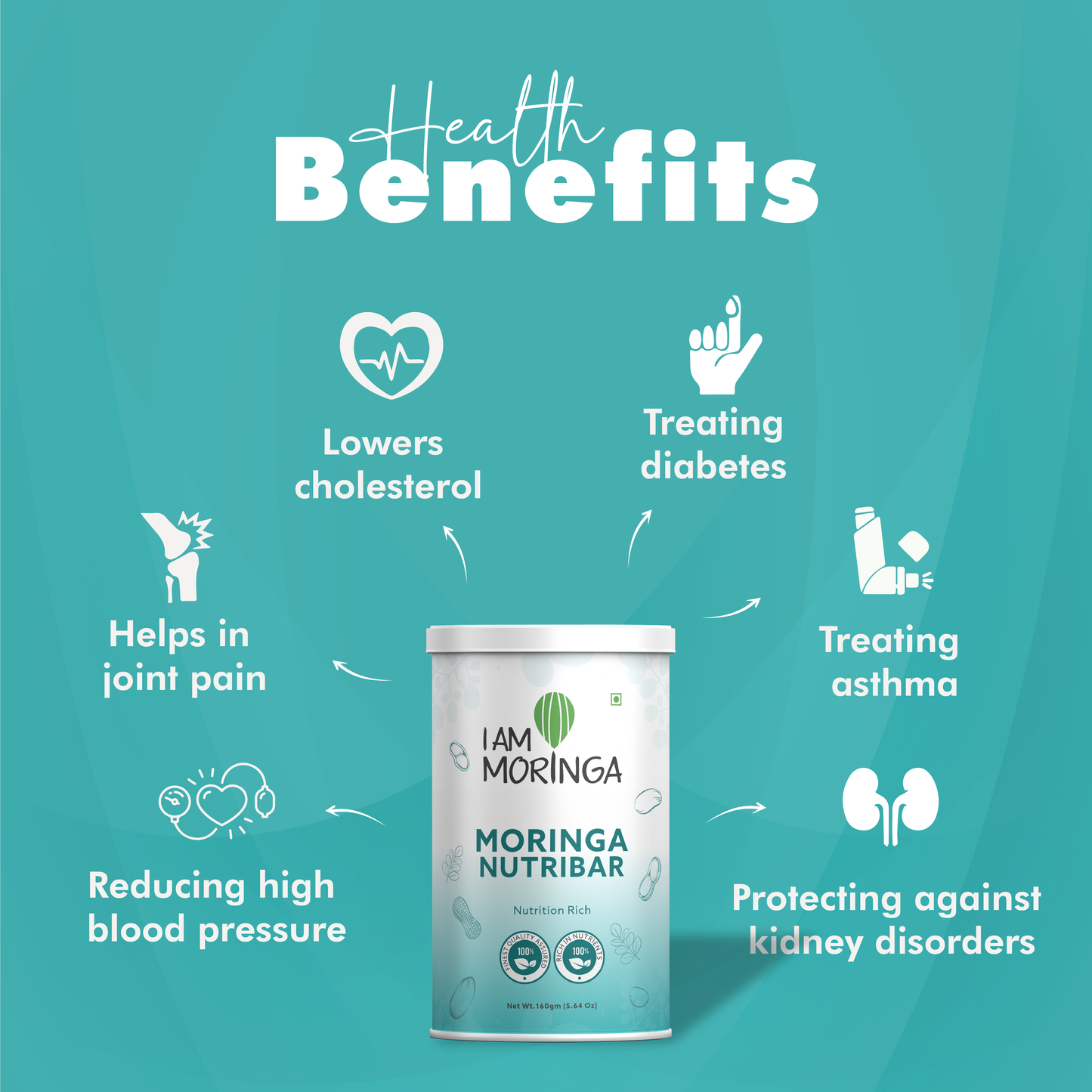 Moringa Nutribar 160 gm