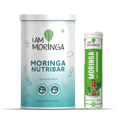 Moringa Nutribar 160gm + Moringa Effervescent Tablet